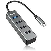 Powered USB Hub, GARMESE 4-Port USB A Hub High Speed USB 3.0 Hub