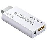 Wii to HDMI Converter Adapter, ALife Wii to HDMI 1080P Or 720P Output Video  Converter & 3.5mm Jack Audio Output Wii HDMI Converter Supports All Wii Di