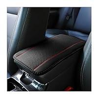 Nappa Leather Car Armrest Box Booster Cushion Universal Center