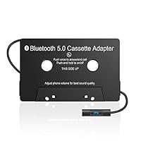  Tookie Car Audio Cassett Player Adapter, Car Aux Cassette  Adapter, 3.5mm Bluetooth Audio Cable Tape Player USB Charging for  Smartphone/Computer/Mp3/CD Player(Size:E0003) : Electronics