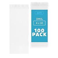 Plymor Zipper Reclosable Plastic Bags, 2 Mil, 2.5 x 2.5 (Pack of 500)