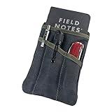 Hide & Drink, Waxed Canvas Multi-Tool Pocket Pouch, Compact Charcoal Black