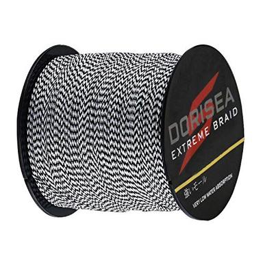 Extreme Braid 100% Pe Multi-Color(Black&White) Braided Fishing Line  109Yards-2187Yards 6-550Lb Test Fishing Wire Fishing String Incredible  Superline