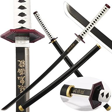 Demon Slayer Flame Hashira Kyojuro Rengoku 80cm Espada de Madera Cosplay  con vaina,Modelo de Arma Personaje de Anime Japonés con Cinturón para  Amantes del Anime Colección,niños Juguetes Katanas : : Juguetes y