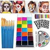 CCbeauty Face Body Paint Kit Professional 36 Colors Face Painting