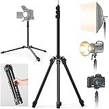 6.4ft Photogaphy Light Stand, Lusweimi Extendable Aluminum