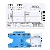 Producto: ECG 7 Step Ruler, ECG 7 Step Ruler For ECG/EKG Interpretation, ECG Ruler, Follow A 7 Step Plan, Transparent EKG Calipers Measuring Tool, Portable ECG Assessment Tool EKG Card