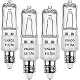 6-Pack Vinaco MR16 Halogen Bulbs - 50W 12V GU5.3 Base, 2800K Warm White (Dimmable)