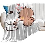 Panda Bear Du Du Cute Style, Fleece Blanket Ultra-Soft Cozy Flannel...